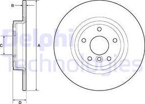 Delphi BG4766C - Discofreno autozon.pro