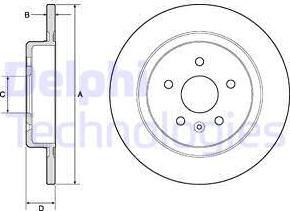 Delphi BG4760C - Discofreno autozon.pro