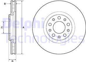 Delphi BG4763C - Discofreno autozon.pro