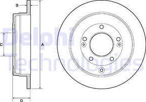 Delphi BG4767C - Discofreno autozon.pro