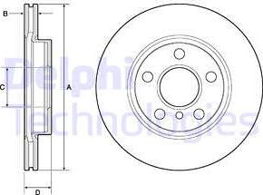 Delphi BG4704C - Discofreno autozon.pro