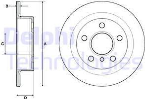 Delphi BG4706C - Discofreno autozon.pro