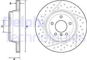 Delphi BG4714C - Discofreno autozon.pro