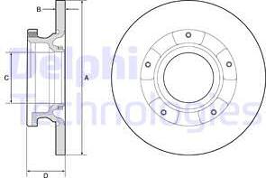 Delphi BG4784C - Discofreno autozon.pro