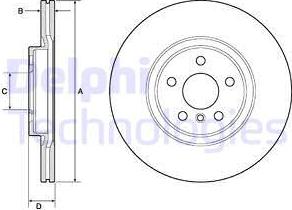 Delphi BG4780C-19B1 - Discofreno autozon.pro