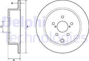 Delphi BG4776C - Discofreno autozon.pro