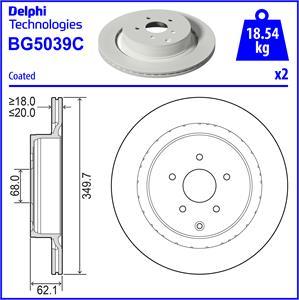 Delphi BG5039C - Discofreno autozon.pro