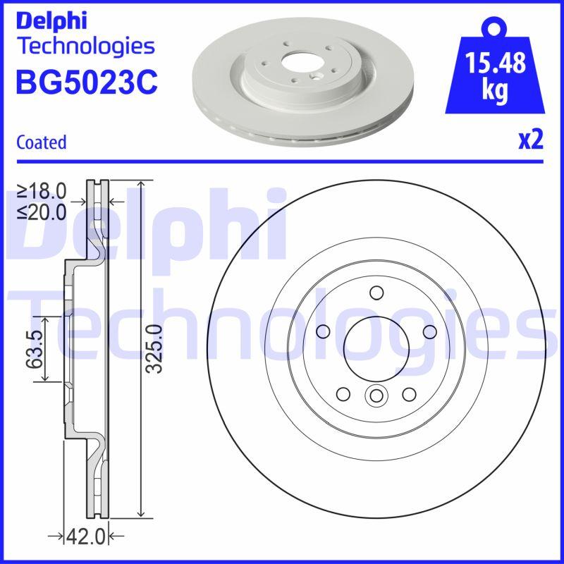 Delphi BG5023C - Discofreno autozon.pro