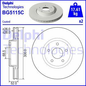 Delphi BG5115C - Discofreno autozon.pro