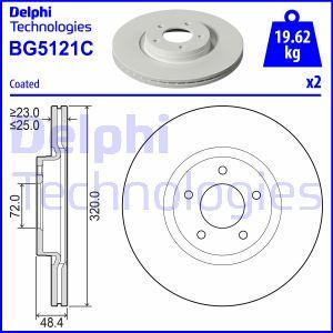 Delphi BG5121C - Discofreno autozon.pro