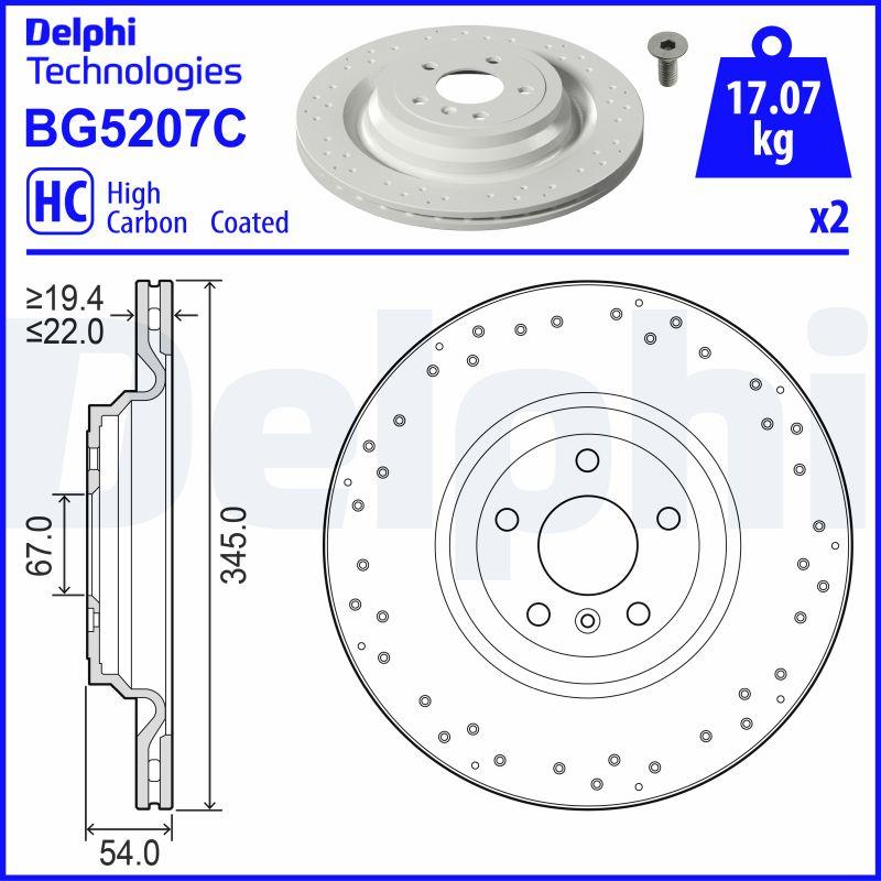 Delphi BG5207C - Discofreno autozon.pro