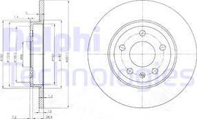 Delphi BG3996 - Discofreno autozon.pro