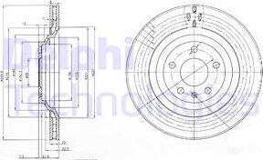 Delphi BG3991 - Discofreno autozon.pro