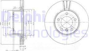 Delphi BG3998C - Discofreno autozon.pro