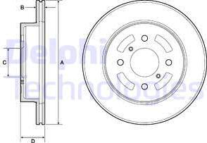 Delphi BG3941 - Discofreno autozon.pro