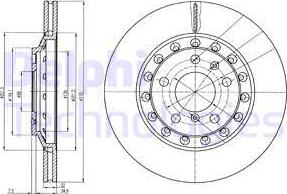 Delphi BG3958 - Discofreno autozon.pro