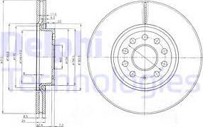 Delphi BG3953 - Discofreno autozon.pro