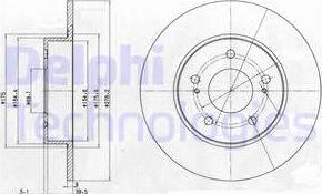 Delphi BG3904 - Discofreno autozon.pro