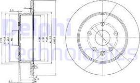 Delphi BG3907 - Discofreno autozon.pro