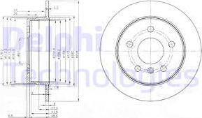 Delphi BG3910 - Discofreno autozon.pro