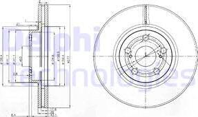 Delphi BG3913C - Discofreno autozon.pro