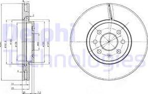 Delphi BG3989C - Discofreno autozon.pro