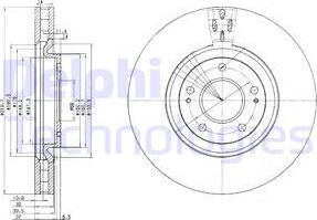 Delphi BG3988 - Discofreno autozon.pro