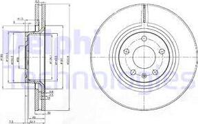 Delphi BG3939-C - Discofreno autozon.pro