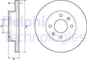 Delphi BG3935 - Discofreno autozon.pro