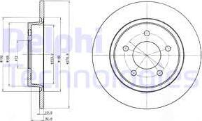 Delphi BG3930 - Discofreno autozon.pro