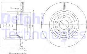 Delphi BG3975 - Discofreno autozon.pro