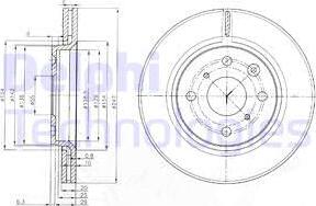 Delphi BG3976C - Discofreno autozon.pro