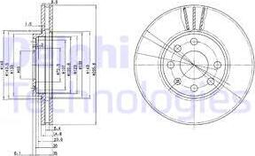 Delphi BG3404C - Discofreno autozon.pro