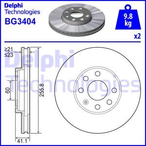 Delphi BG3404 - Discofreno autozon.pro