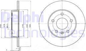 Delphi BG3406C - Discofreno autozon.pro