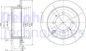 Delphi BG3400C - Discofreno autozon.pro