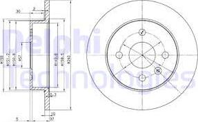 Delphi BG3403 - Discofreno autozon.pro