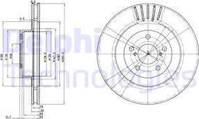 Delphi BG3413 - Discofreno autozon.pro