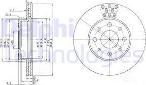 Delphi BG3425 - Discofreno autozon.pro