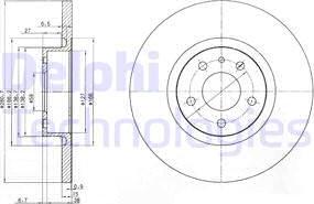 Delphi BG3420 - Discofreno autozon.pro