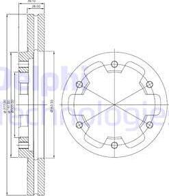 Delphi BG3422 - Discofreno autozon.pro