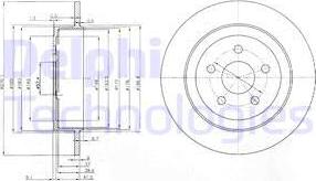 Delphi BG3593 - Discofreno autozon.pro