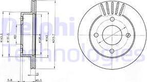 Delphi BG3548 - Discofreno autozon.pro