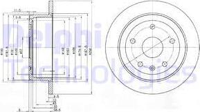 Delphi BG3554 - Discofreno autozon.pro