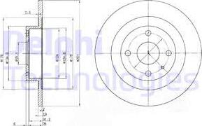 Delphi BG3556 - Discofreno autozon.pro