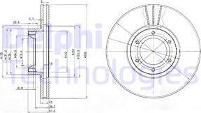 Delphi BG3553 - Discofreno autozon.pro