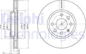 Delphi BG3569C - Discofreno autozon.pro