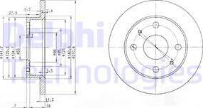 Delphi BG3561 - Discofreno autozon.pro