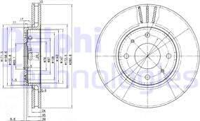 Delphi BG3501C - Discofreno autozon.pro