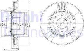 Delphi BG3501 - Discofreno autozon.pro